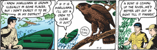 Illustration for article titled Mark Trail versus the marijuana farmers is the new greatest comic strip of all time